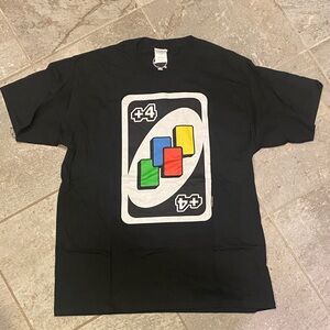 Uno Draw 4 T-Shirt unisex size large